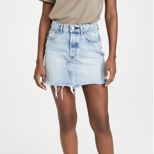 MOUSSY Vintage MV Wellington Denim Skirt size 26 Brand New Without Tags.